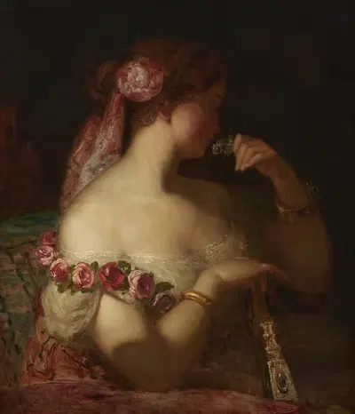 At the Opera by Thomas Prichard Rossiter, 1851 — digital art print download