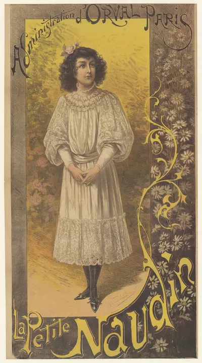 Administration d'Orval. Paris. La petite Naudin by A. Edel, 1891 — digital art print download