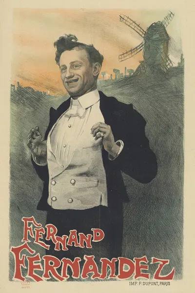 Fernand Fernandez by A. Michèle, 1898 — digital art print download