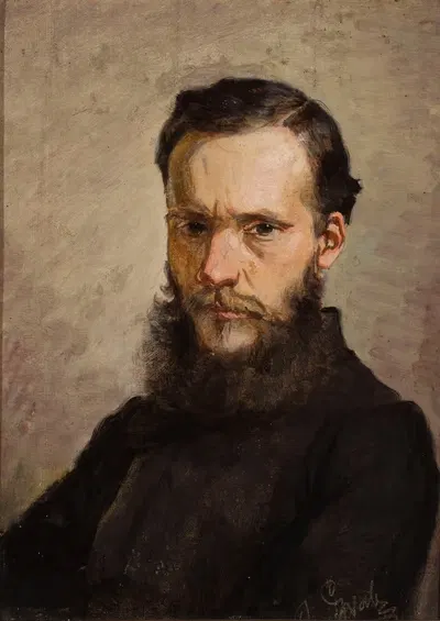 Portrait of Piotr Kozakiewicz by Andrzej Bronisław Grabowski, 1865 — digital art print download