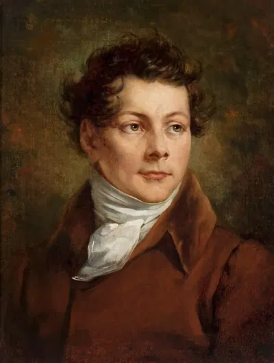 Портрет Кароля Бродовского, брата художника by Антоний Бродовский, 1815 — digital art print download
