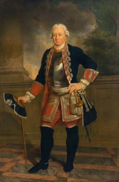 Портрет Михаила Красиńского (1712–1784), маршала генерала Барской конфедерации by Антоний Бродовский, 1712–1784 — digital…