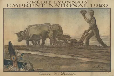 Crédit lyonnais. Emprunt national 1920 by Абель Февр, 1920 — digital art print download