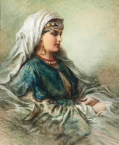 Арабская красавица by Эгрон Лундгрен — digital art print download