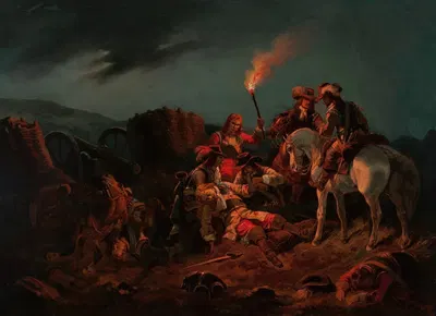 После битвы – Шведы в Польше в 1655 году by Генрик Пиллати — digital art print download