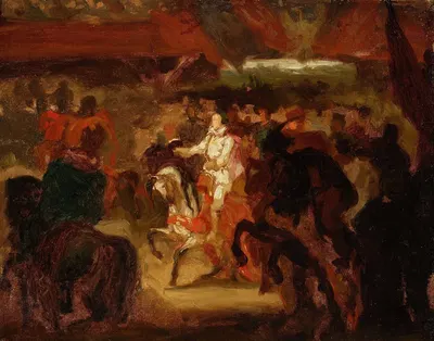 Entry of Henry of Valois to Kraków, sketch by Henryk Rodakowski — digital art print download