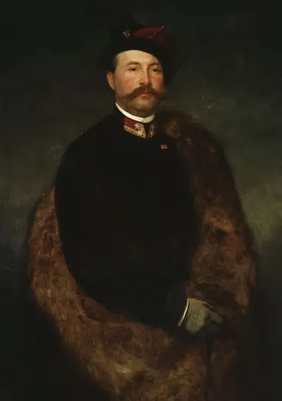 Portrait of Maksymilian Rodakowski, artist’s brother by Henryk Rodakowski, 1863 — digital art print download