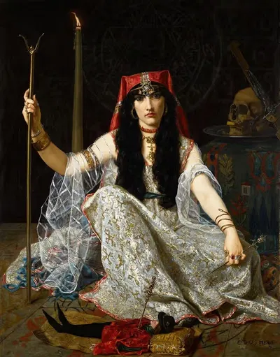 Заклинательница by Юг Мерль, 1883 — digital art print download