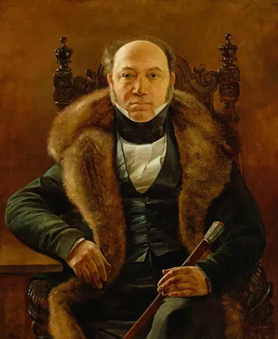 Портрет Николая Малиновского (1799–1865) by Ян Чруцкий, 1799–1865 — digital art print download