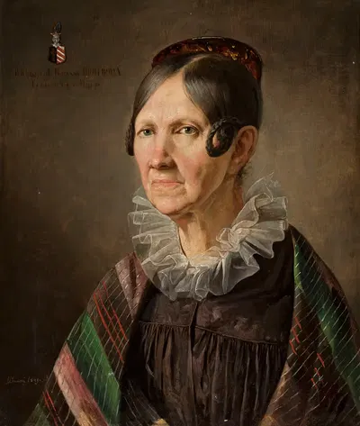 Портрет Рахелы Ромер, урожденной де Раес by Ян Чруцкий, 1849 — digital art print download