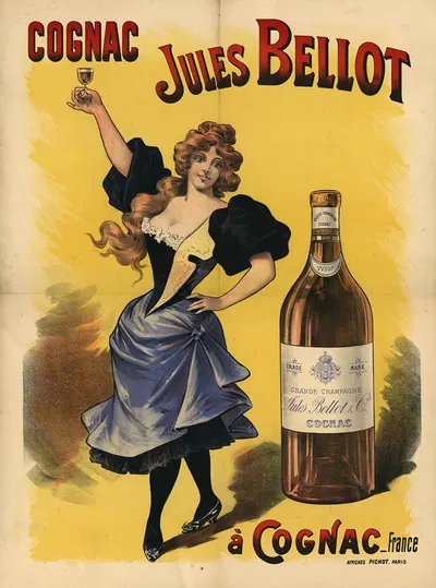 Cognac Jules Bellot à Cognac by Eugène Pichot, 1899 — digital art print download