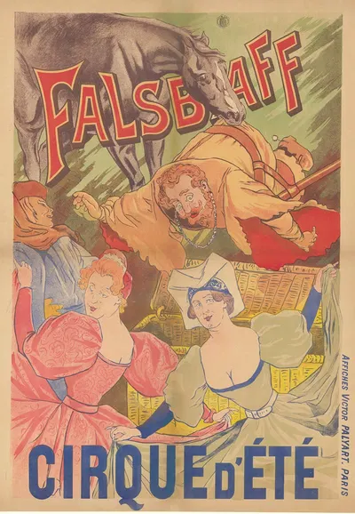 Falsbaff. Cirque d'Eté by Affiches V. Palyart & Fils, 1890 — digital art print download