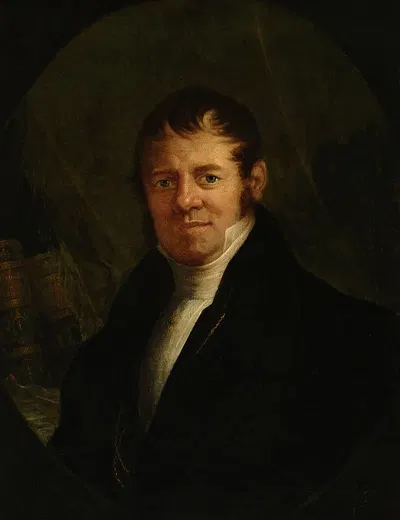 Portrait of Mikołaj Tyrchowski, professor at St. Anne's Secondary School by Józef Brodowski, 1836 — digital art print…
