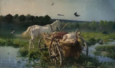 Смерть вивандьерки by Йозеф Рыжкевич, 1900 — digital art print download