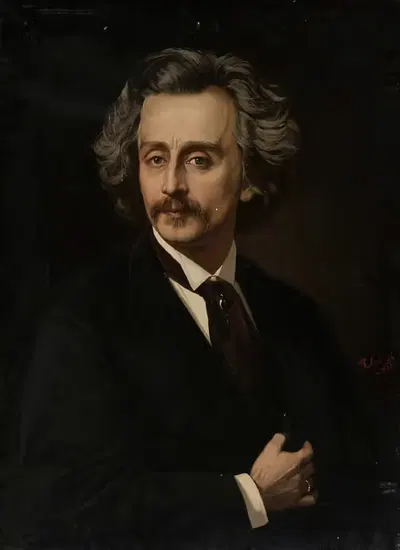 Автопортрет by Казимеж Мирецкий, 1875 — digital art print download