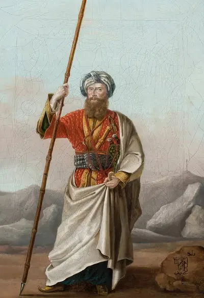 Портрет Вацлава Ржевусского, прозванного "эмир by Казимеж Жван, 1825 — digital art print download