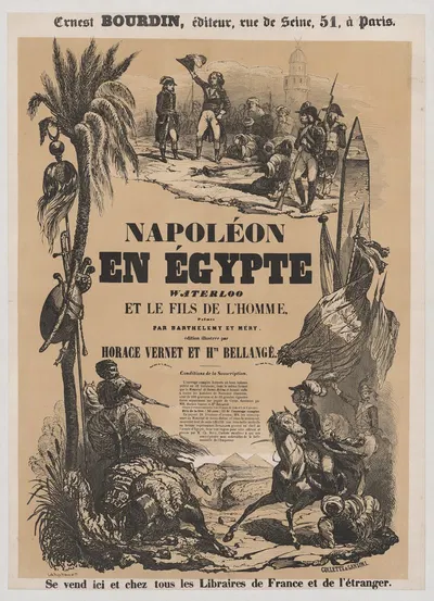 Napoléon en Egypte. Waterloo et le fils de l'homme by Александр Дезире Коллет, 1842 — digital art print download