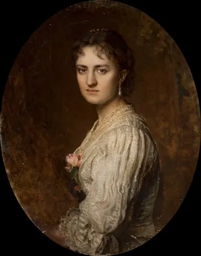 Portrait of Anna Branicka by Leopold Horowitz, 1886 — digital art print download