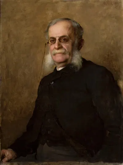 Portrait of Edward Leo (1829–1901), editor of “Gazeta Polska” by Leopold Horowitz, 1829–1901 — digital art print download