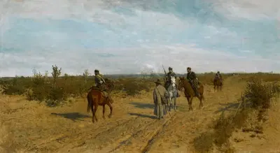 Повстанческий патруль by Максимилиан Гиеримский, 1873 — digital art print download