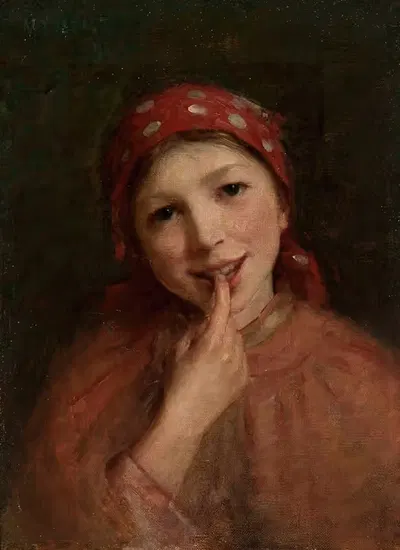 Крестьяночка by Мавриций Трембач, 1893 — digital art print download