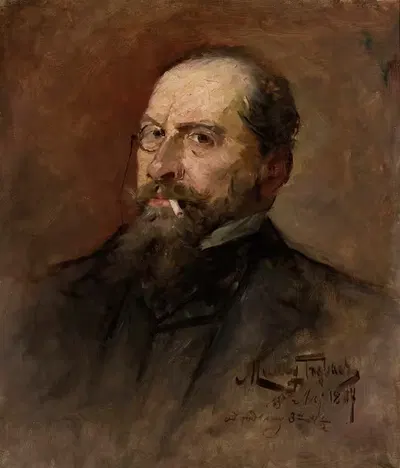 Портрет Люцана Вронтовского, художника by Мавриций Трембач, 1887 — digital art print download