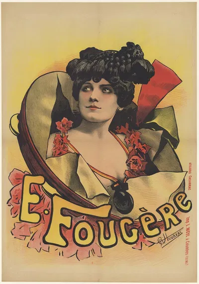 E. Fougère by Альфред Шубрак, 1890 — digital art print download