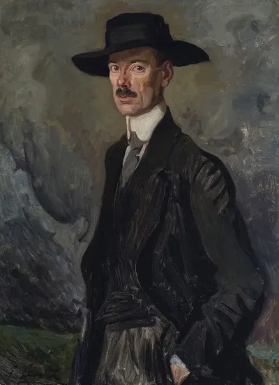 Портрет Бронислава Ковалевского, художника by Станислав Лентц, 1915 — digital art print download
