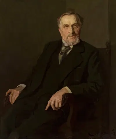 Портрет Эмиля Альберта Фердинанда Веделя by Станислав Лентц, 1912 — digital art print download