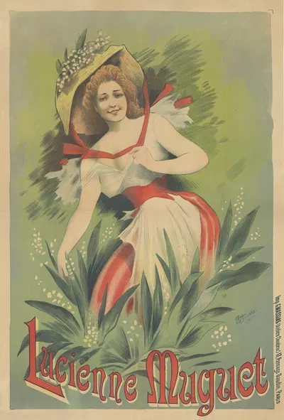 Lucienne Muguet by Альфред Шубрак, 1885 — digital art print download