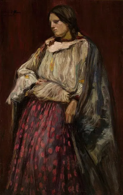 Gipsy woman by Witold Wojtkiewicz, 1904 — digital art print download