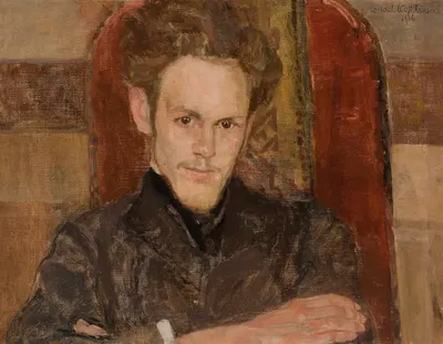 Portrait of Maksymilian Rosen, painter by Witold Wojtkiewicz, 1906 — digital art print download