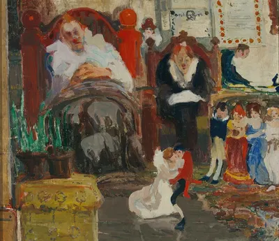 Puppets by Witold Wojtkiewicz, 1907 — digital art print download