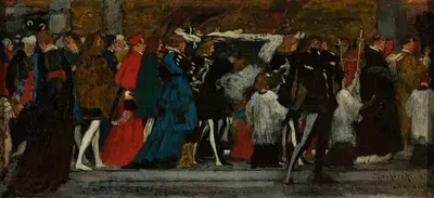 Похороны Джулии by Владислав Чахурский, 1874 — digital art print download