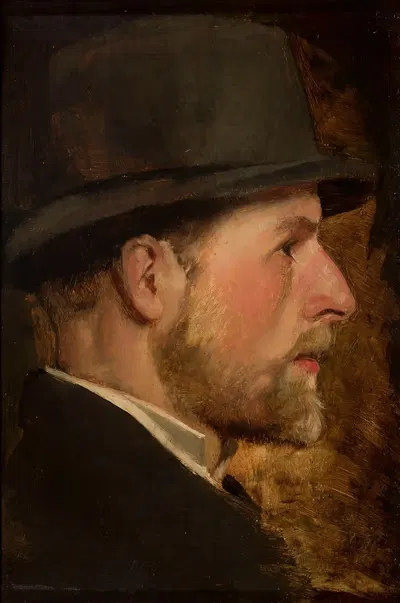 Портрет Станислава Чахурского (1853–1904), брат художника by Владислав Чахурский, 1853–1904 — digital art print download
