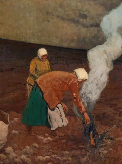 Уборка картофеля by Владислав Ванке — digital art print download