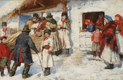 У входа в таверну by Влодзимеж Тетмайер, 1893 — digital art print download