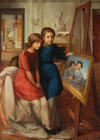 Портрет Альфреда Потоцкого и Адама Потоцкого by Войцех Корнели Статтлер, 1832 — digital art print download