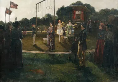 Блуждающий цирк by Амандиус Фур, 1905 — digital art print download