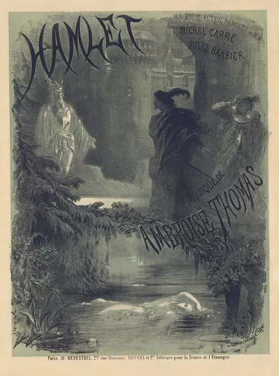 Hamlet by Alphonse Marie de Neuville, 1868 — digital art print download