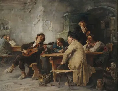 Блуждающий певец by Фридрих фон Келлер — digital art print download