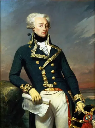 Портрет Гилберта Мотье, маркиза Ла Файета, в звании генерал-лейтенанта, 1791 by Жозеф-Дезире Курт, 1834 — digital art print…