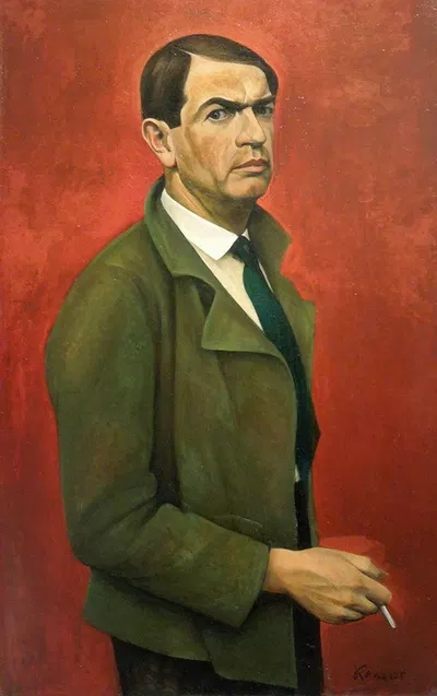 Self-Portrait by Alexander Kanoldt, 1929 — digital art print download