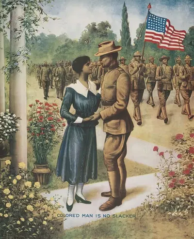 Цветной человек не ленится by Эдвард Джордж Ренеш, 1919 — digital art print download