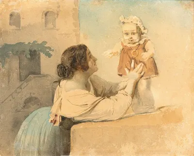 Первые шаги by Эрнст Майер — digital art print download