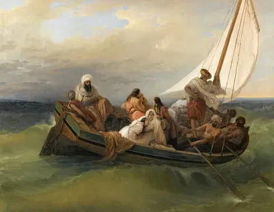 Побег с Хиоса by Франческо Хайез, 1839 — digital art print download