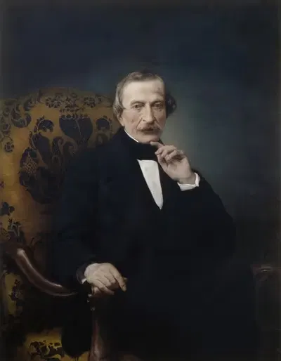 Портрет Массимо д'Азеглио by Франческо Хайез, 1860 — digital art print download