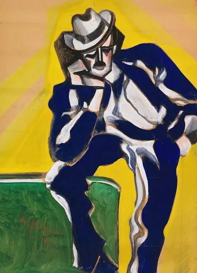 Портрет by Хьюго Шейбер, 1925-1930 — digital art print download