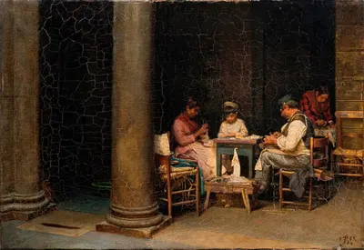 Ферма Палацетто Фарнезе by Кристиан Захртманн, 1883 — digital art print download