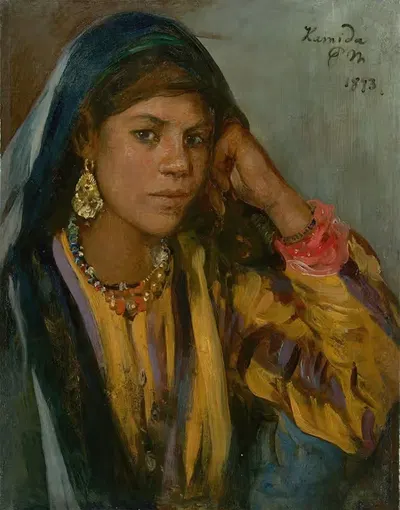Хамида by Пауль Фридрих Мейерхейм, 1893 — digital art print download